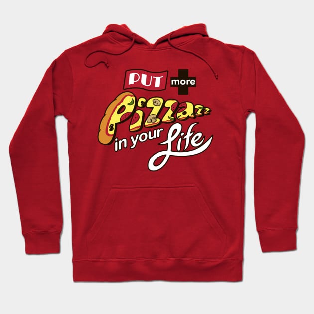 Cute Original Retro Pizza Lover Typography Slogan For Pizza Lovers Hoodie by BoggsNicolas